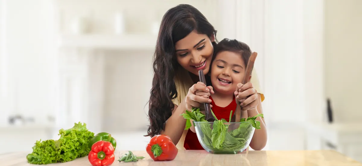 Easy ways to help children with a good diet and  routine